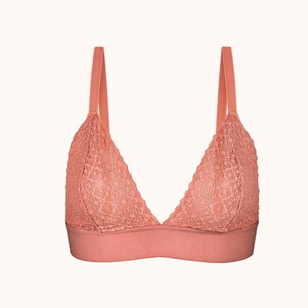 Lively Crochet Lace Bralette in Dusty Rose
